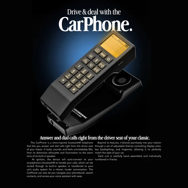 The CarPhone – Retro Bluetooth Car Phone for Classic Cars - Image 2